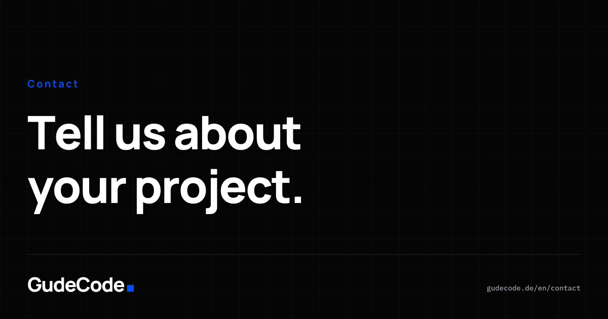 Tell us about your project. — GudeCode